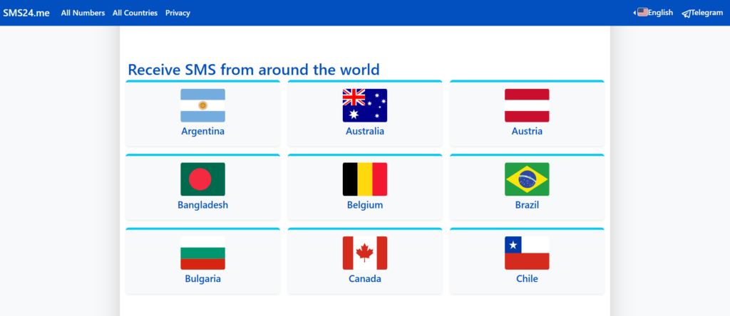 free sms verification service